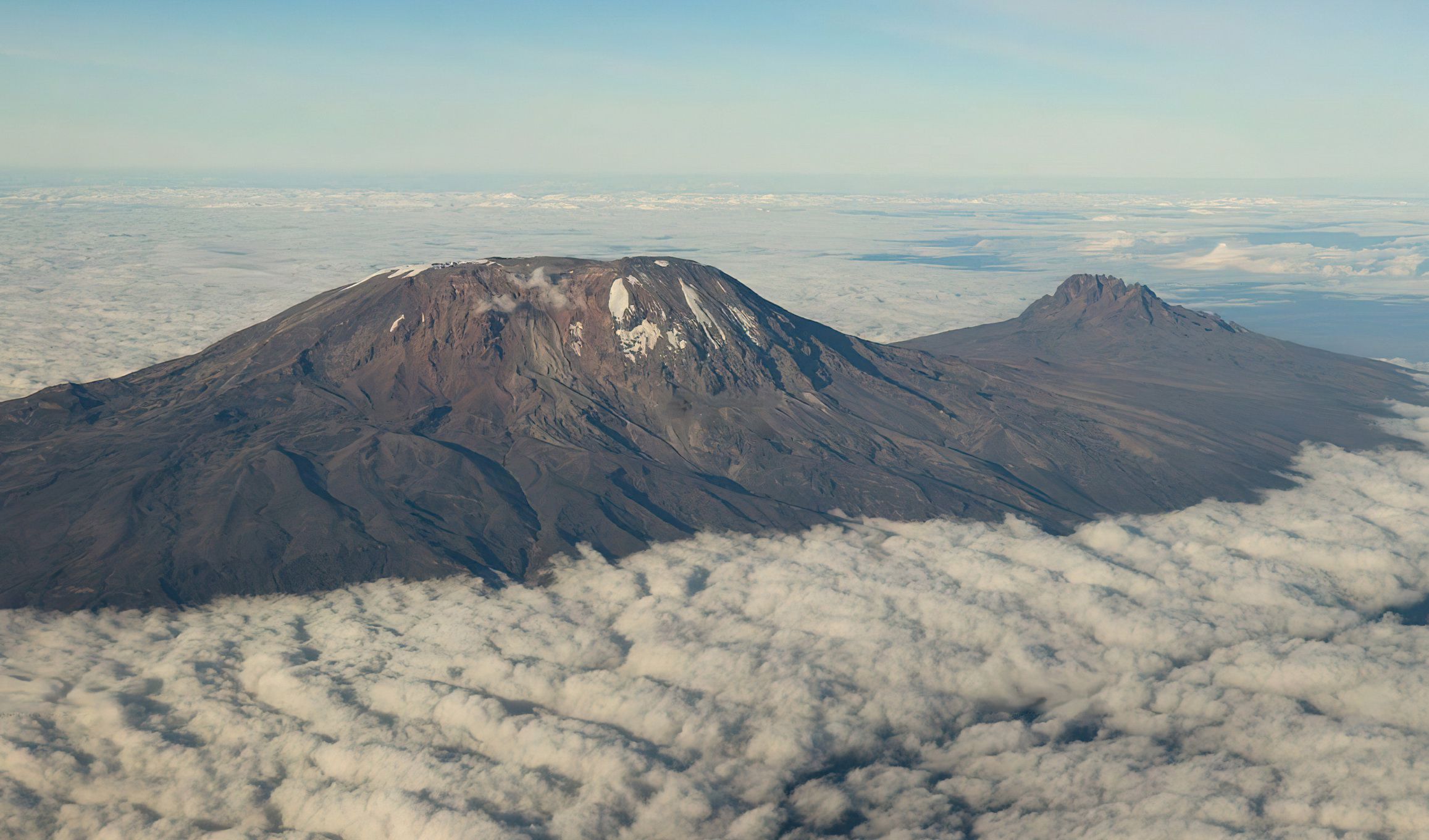 Trekkers on Mount Kilimanjaro